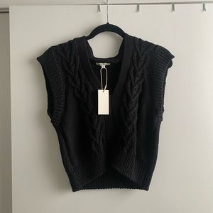 Z Supply Sweater Vest in black